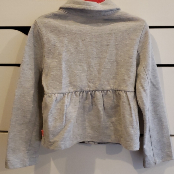 BILLIEBLUSH glittery zip up, sz 4 - Picture 4 of 5